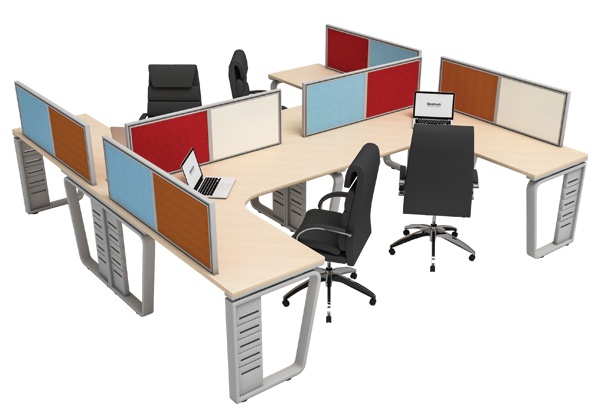 L Shape Workstations
